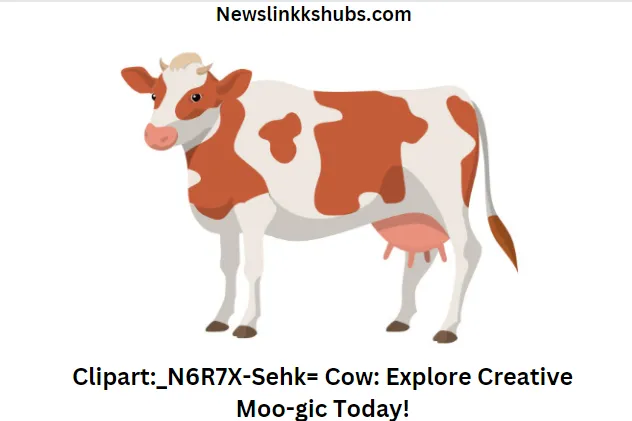 Clipart_N6R7X-Sehk= Cow Explore Creative Moo-gic Today!